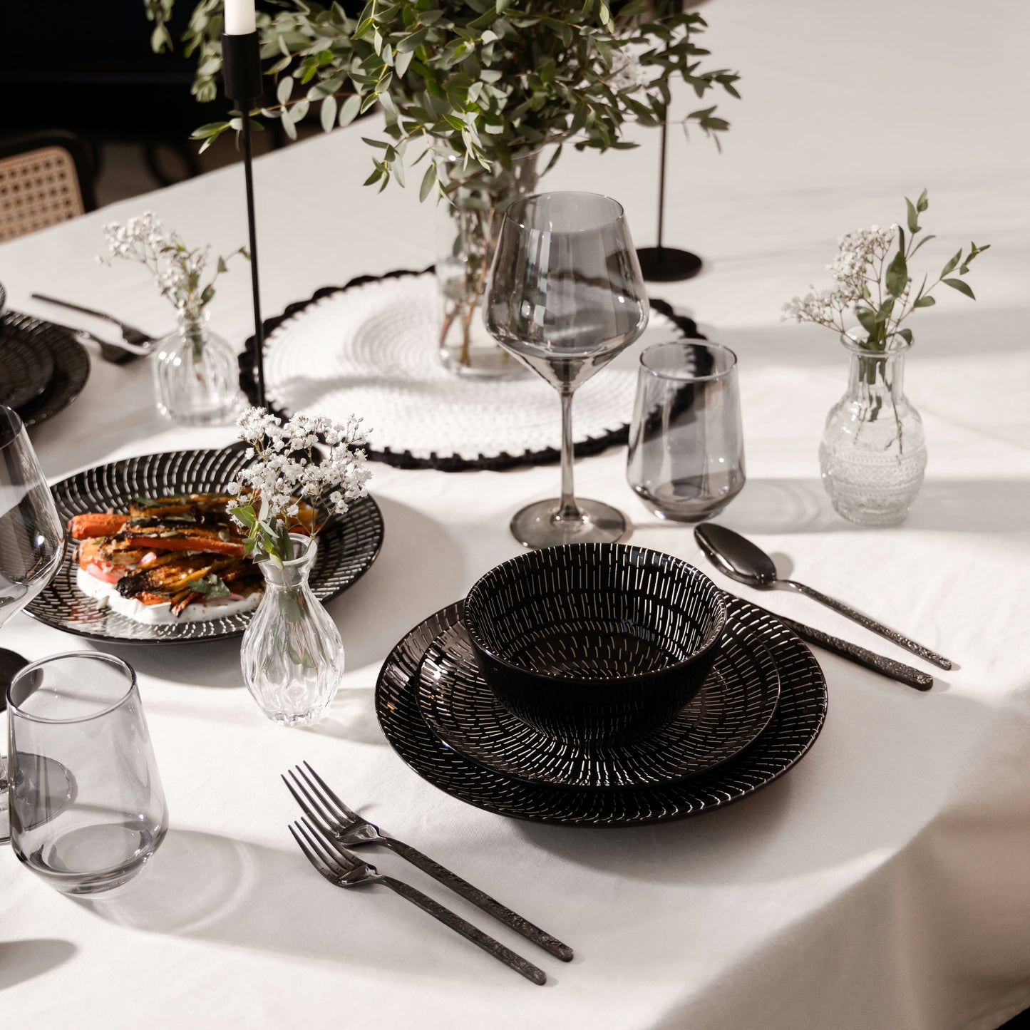 Maddox 12-Piece Stoneware Dinnerware Set