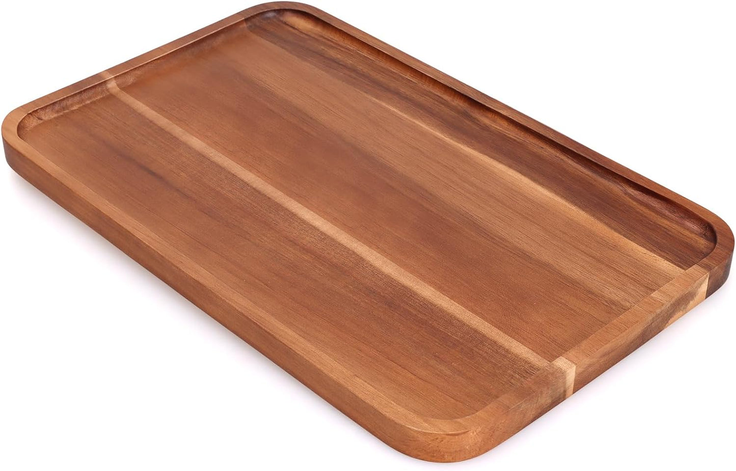 Small Wooden Platters Rectangle Mini Charcuterie Boards Acacia Wood Serving Trays Home Decor Cheese Board Cake Appetizer Plates Kitchen Charcuterie Platter for Food Dish Dessert Snack Tray
