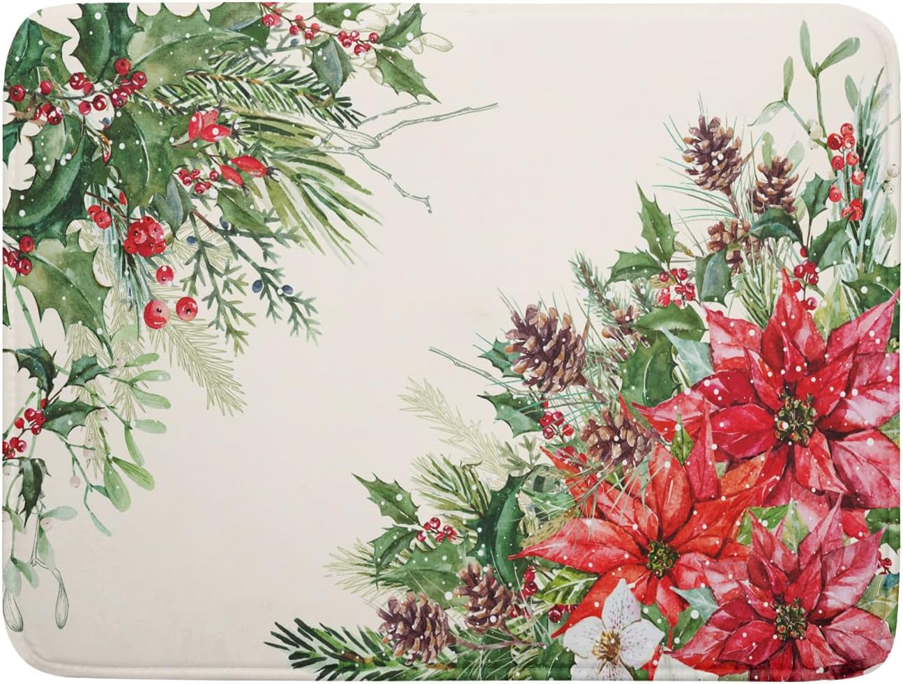 4Th of July Dish Drying Mat 18"X24" Patriotic Usa Stars America Firework Dish Drainer Mats Independece Day Absorbent Microfiber Dish Drying Pad for Kitchen Countertop Large Decor