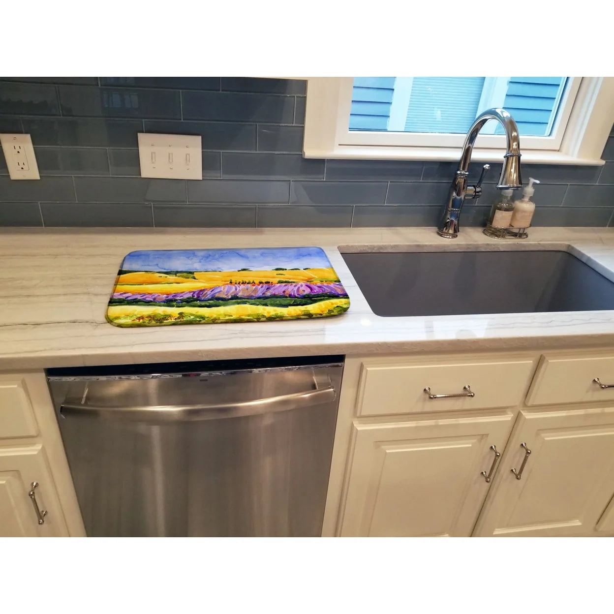 Landscape Dish Drying Mat