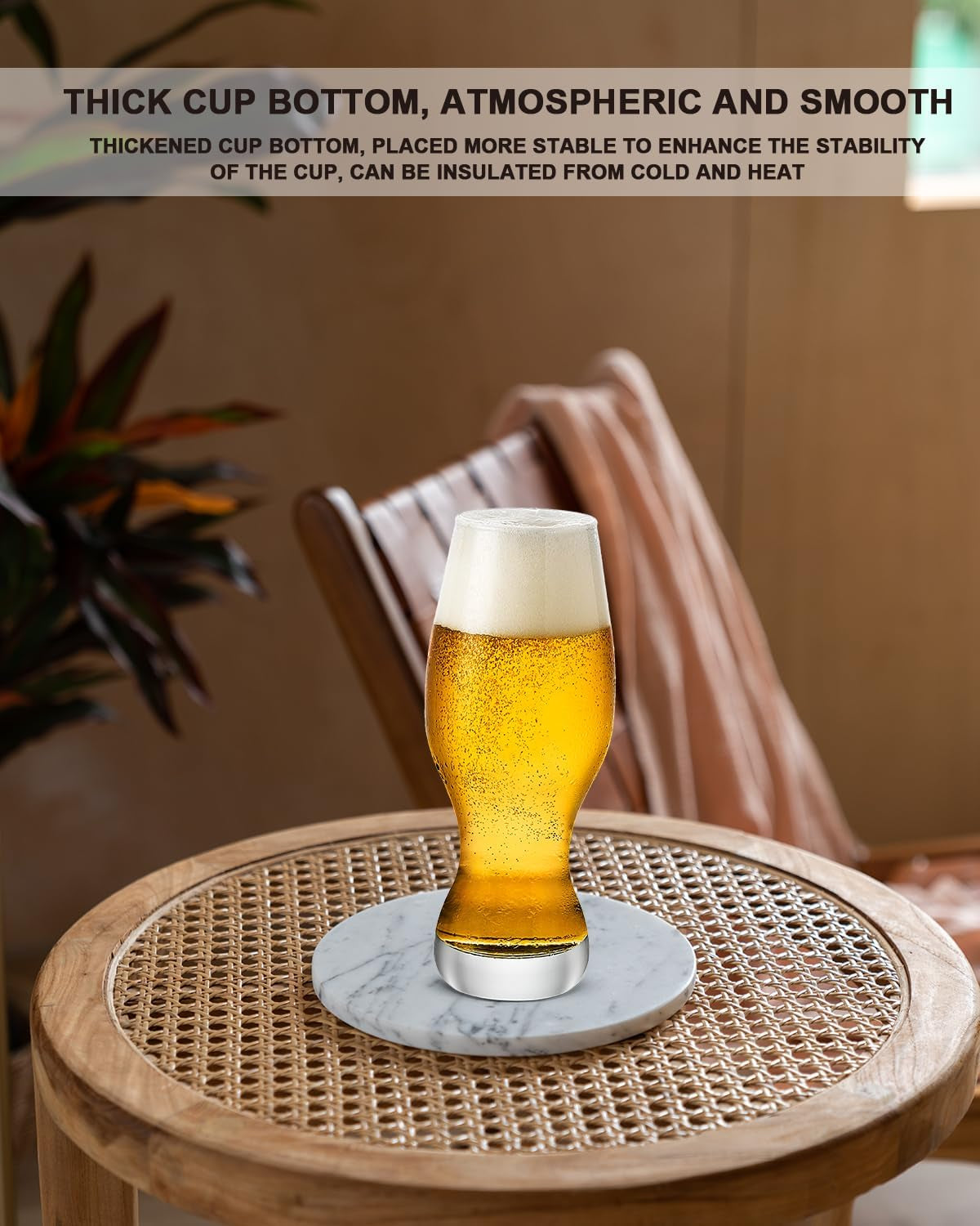 IPA Beer Glasses(Set of 4),16 Oz Pilsner Beer Glasses,Craft Beer Bar Glasses,Lead-Free Drinking Glasses,Ideal Gifts for Lager,Ale or Craft Beer Lovers-Crystal Clear