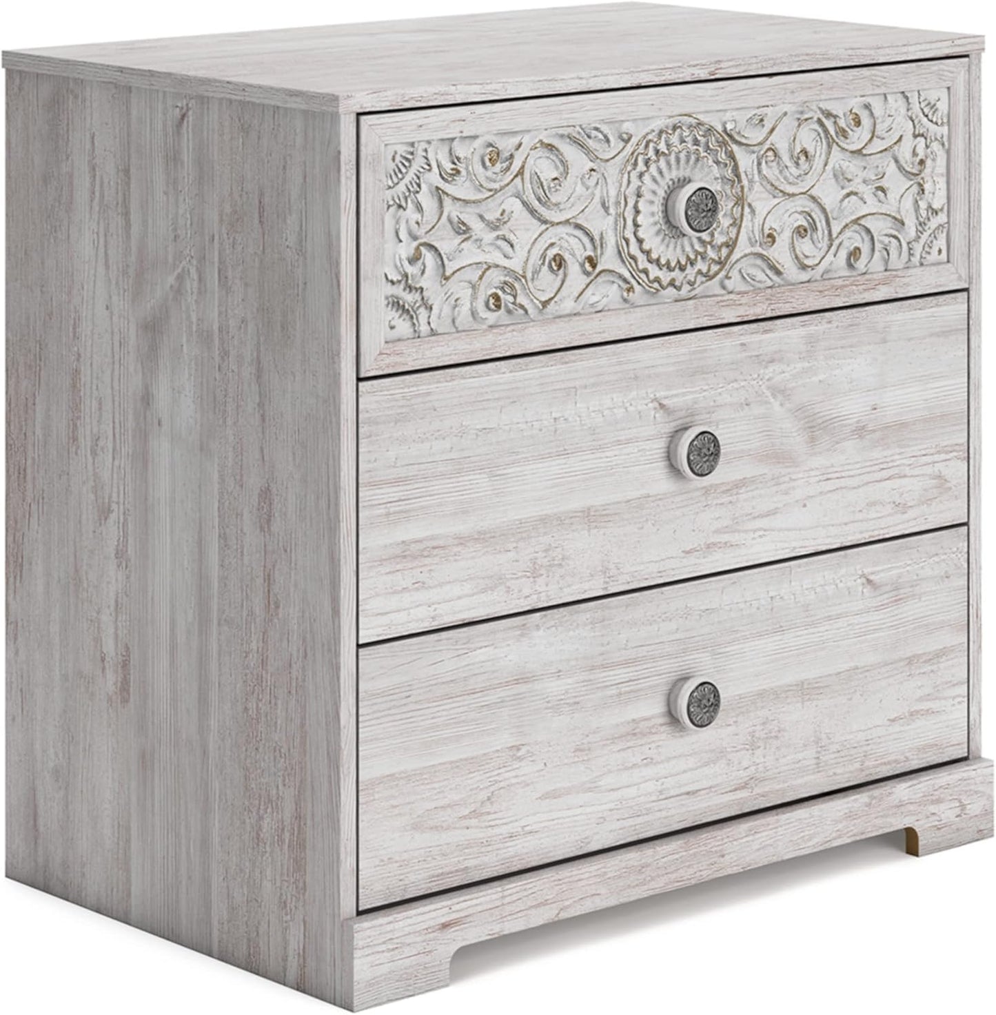 Paxberry Boho Dresser, Whitewash
