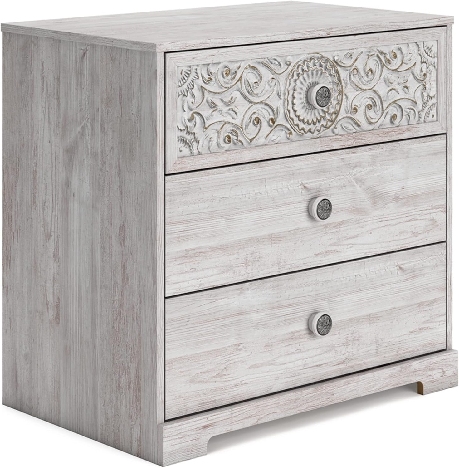 Paxberry Boho Dresser, Whitewash