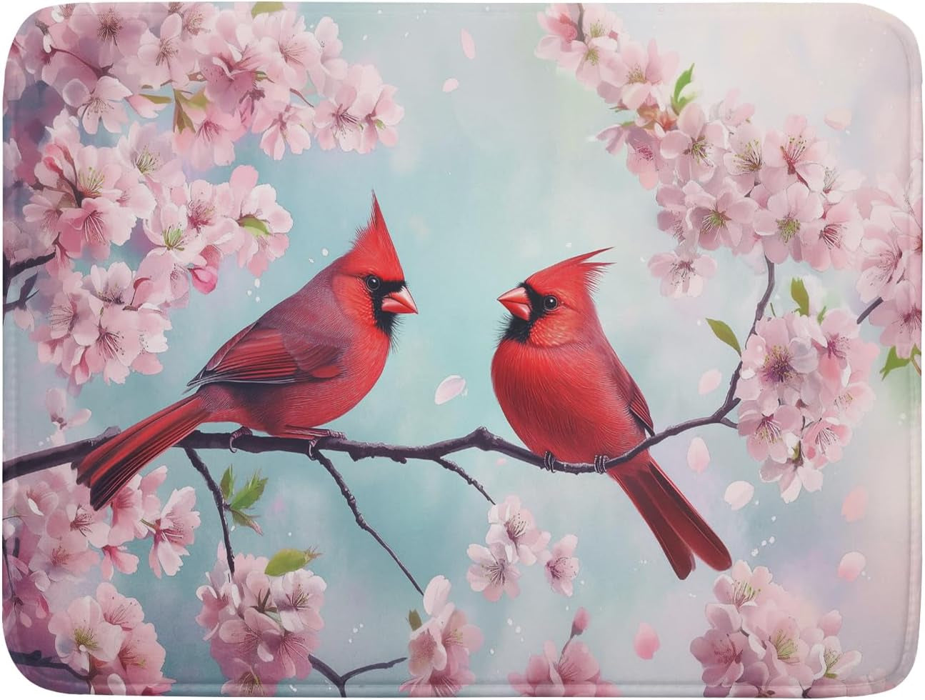 4Th of July Dish Drying Mat 18"X24" Patriotic Usa Stars America Firework Dish Drainer Mats Independece Day Absorbent Microfiber Dish Drying Pad for Kitchen Countertop Large Decor