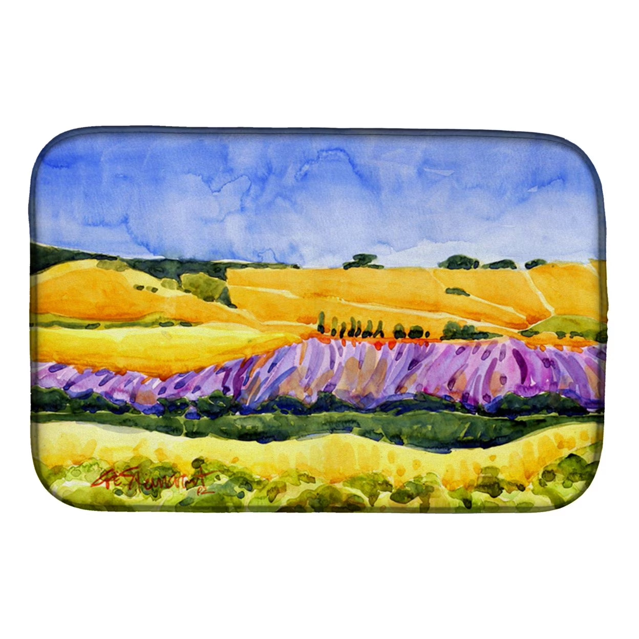 Landscape Dish Drying Mat