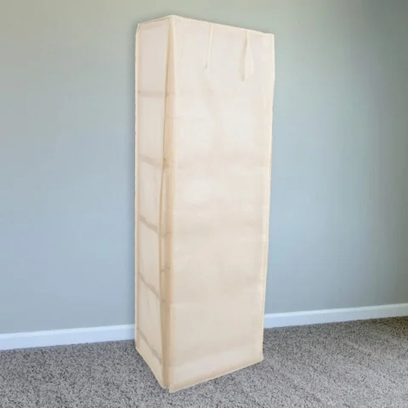 5-Tier Wood Storage Organizer with Removable Cover