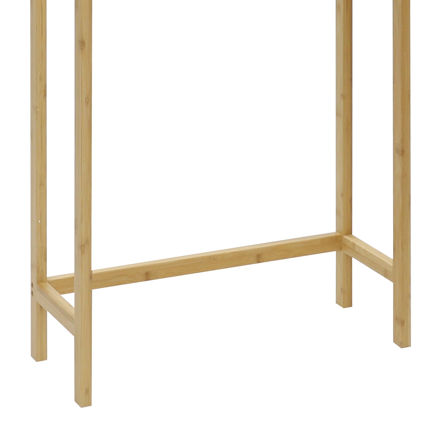 Bamboo over the Toilet Storage Cabinet Space-Saving Bathroom Cabinet W/ 2 Shelves and Cupboard