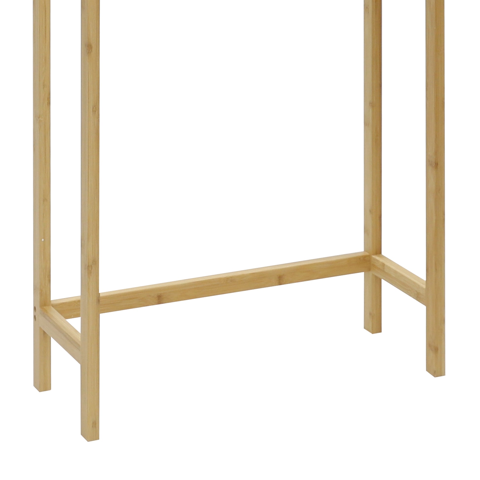 Bamboo over the Toilet Storage Cabinet Space-Saving Bathroom Cabinet W/ 2 Shelves and Cupboard