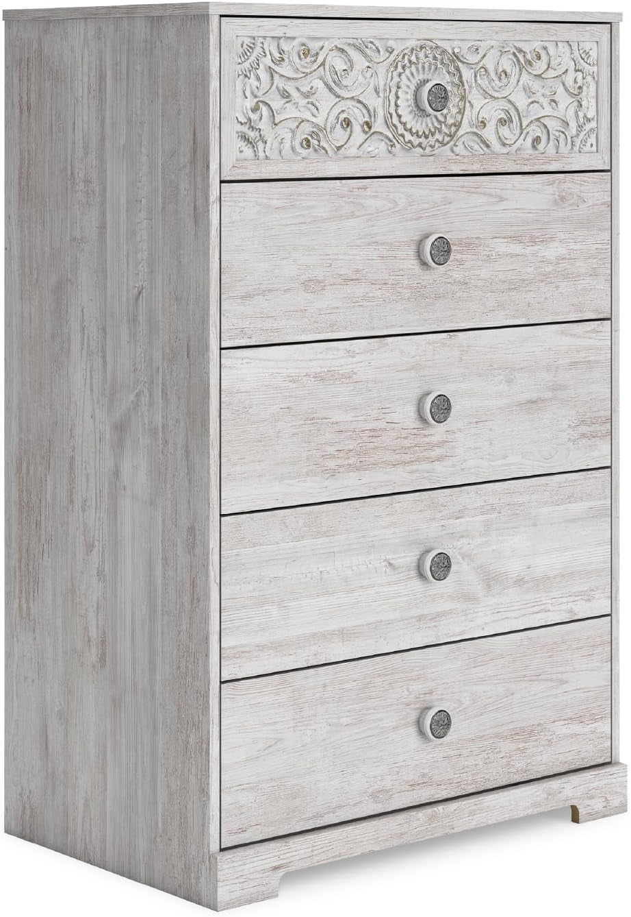 Paxberry Boho Dresser, Whitewash