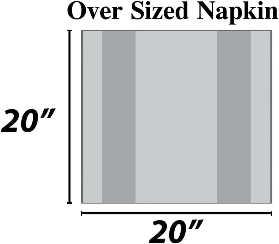 Cloth Napkins Set of 12 20X20 Inches 100% Cotton Napkins Cloth Washable Durable Reusable Absorbent Table Dinner Napkins Cloth for Christmas Hotel Lunch Restaurant Weddings Parties - Black