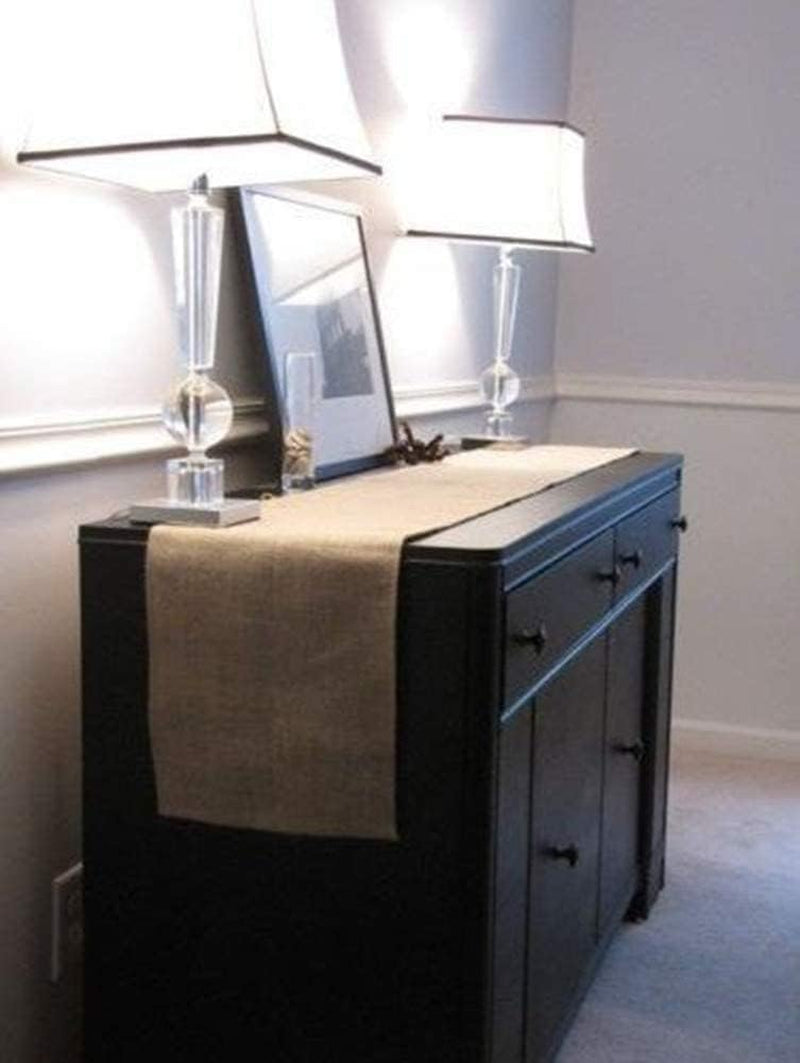 (TM) 12 X 108'' Natural Hessian Table Runners Rustic Burlap Wedding Jute Party Decor Bunting