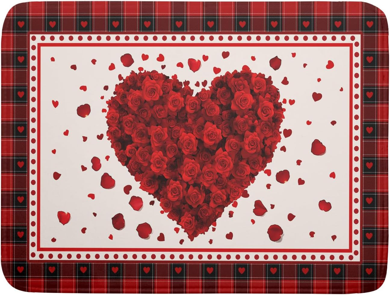 4Th of July Dish Drying Mat 18"X24" Patriotic Usa Stars America Firework Dish Drainer Mats Independece Day Absorbent Microfiber Dish Drying Pad for Kitchen Countertop Large Decor