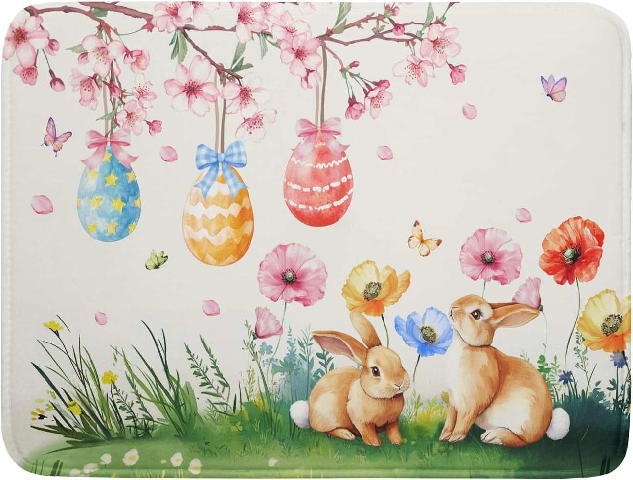 4Th of July Dish Drying Mat 18"X24" Patriotic Usa Stars America Firework Dish Drainer Mats Independece Day Absorbent Microfiber Dish Drying Pad for Kitchen Countertop Large Decor