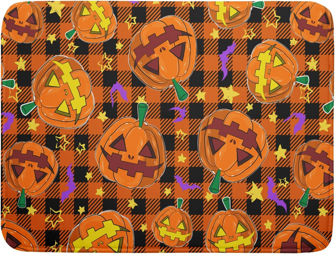 4Th of July Dish Drying Mat 18"X24" Patriotic Usa Stars America Firework Dish Drainer Mats Independece Day Absorbent Microfiber Dish Drying Pad for Kitchen Countertop Large Decor