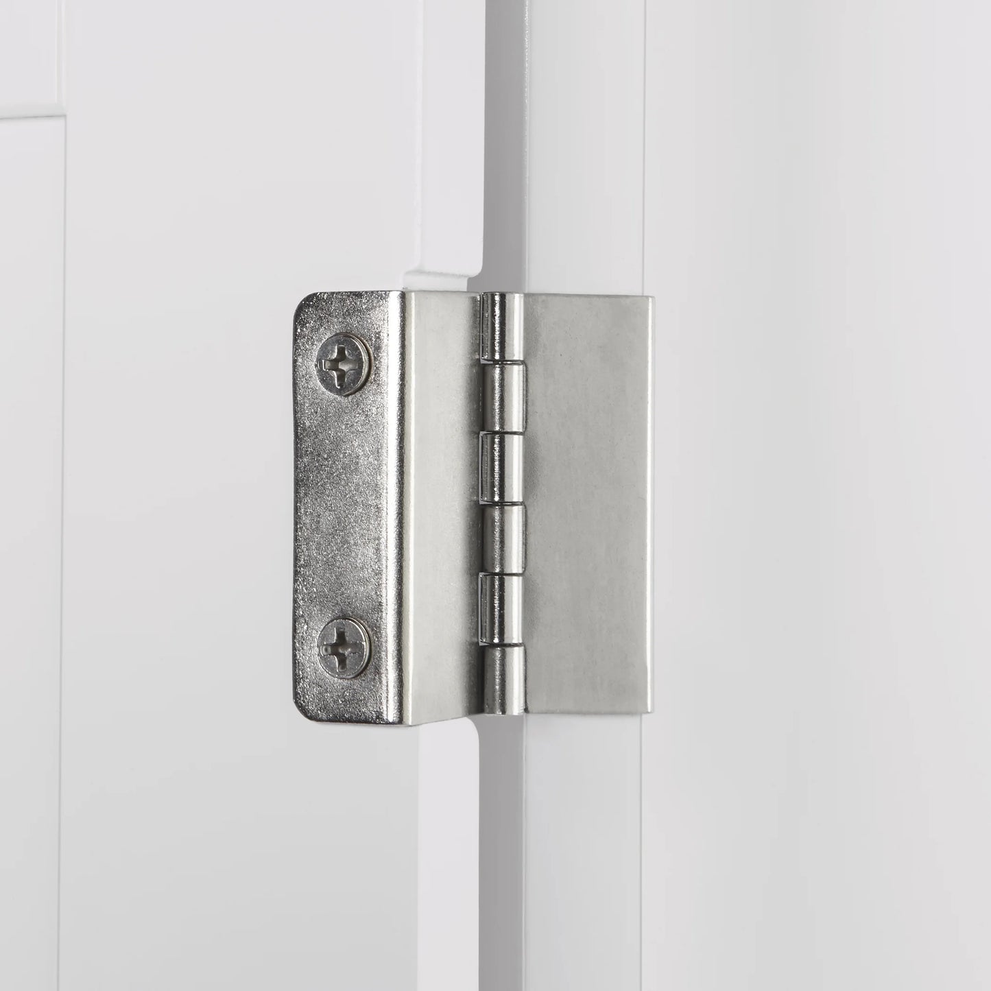 Somerset 2-Door Bathroom Laundry Storage Cabinet with Adjustable Shelf - White