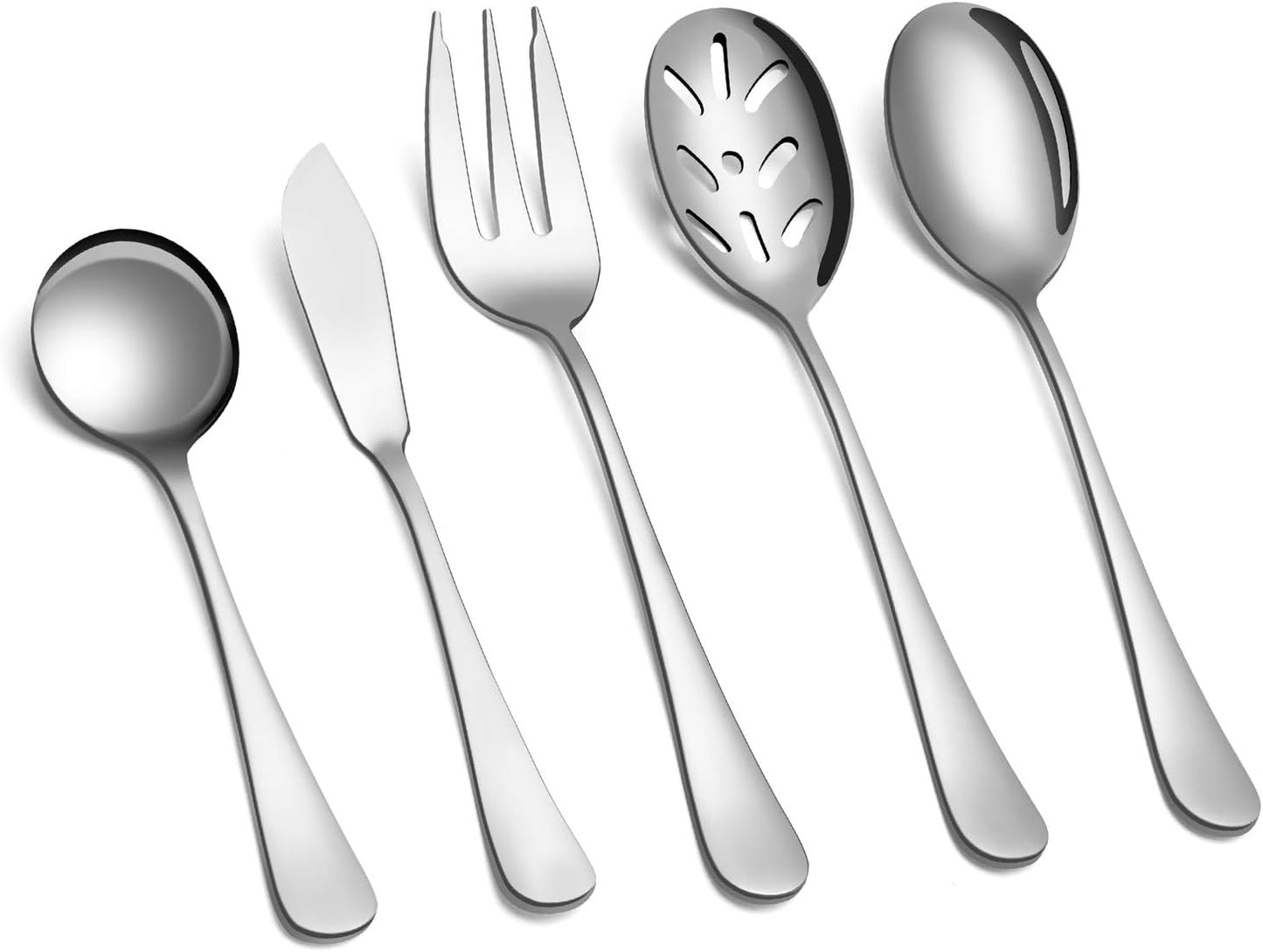Matte Black Silverware Set, Satin Finish 20-Piece Stainless Steel Flatware Set,Kitchen Utensil Set Service for 4,Tableware Cutlery Set for Home and Restaurant, Dishwasher Safe