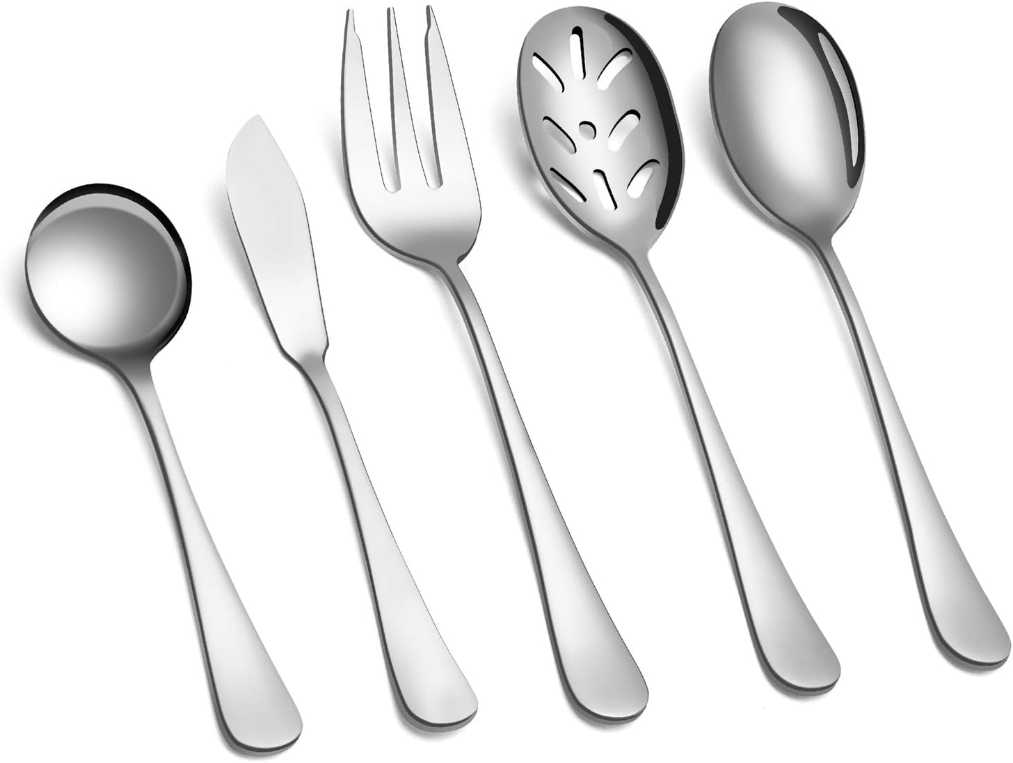Matte Black Silverware Set, Satin Finish 20-Piece Stainless Steel Flatware Set,Kitchen Utensil Set Service for 4,Tableware Cutlery Set for Home and Restaurant, Dishwasher Safe