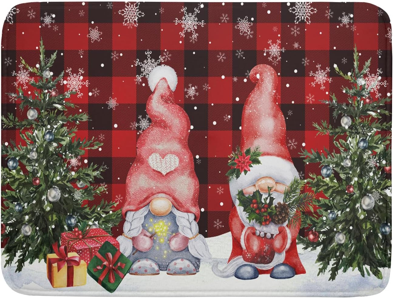 4Th of July Dish Drying Mat 18"X24" Patriotic Usa Stars America Firework Dish Drainer Mats Independece Day Absorbent Microfiber Dish Drying Pad for Kitchen Countertop Large Decor